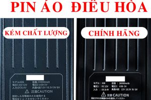 Cách phân biệt pin áo quạt điều hòa chính hãng và pin kém chất lượng